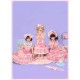 Mademoiselle Pearl Sanrio Hello Kitty Candy Themed Apron Blouse Salopette JSKs and OPs(Reservation/Full Payment Without Shipping)